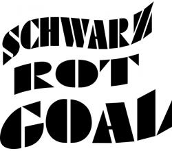 stencil Schablone SCHWARZ ROT GOAL